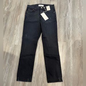 New Trave Irina Slim Straight in Black Size 27